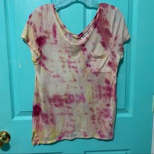 Cotton candy dream Moral fiber tie dye t-shirt